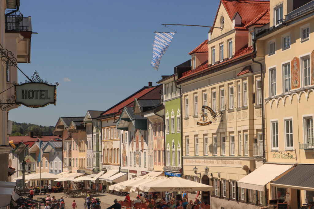 Marktstraße in Murnau am Staffelsee