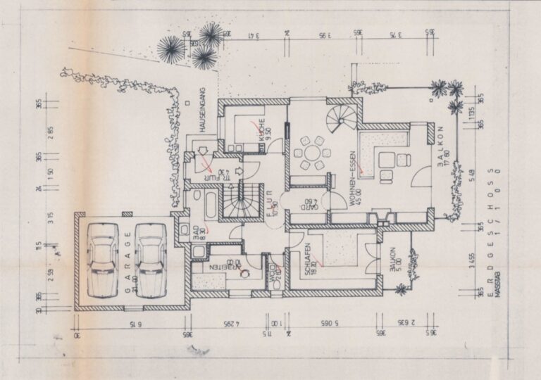 Grundriss, Wohnhaus mit Panoramablick, Bild 1